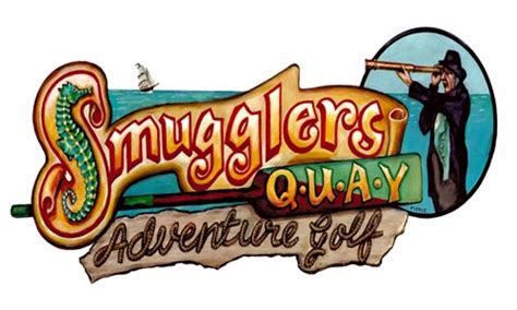 Smuggler's quay adventure golf  There is a zero-depth entry sloping down to a maximum